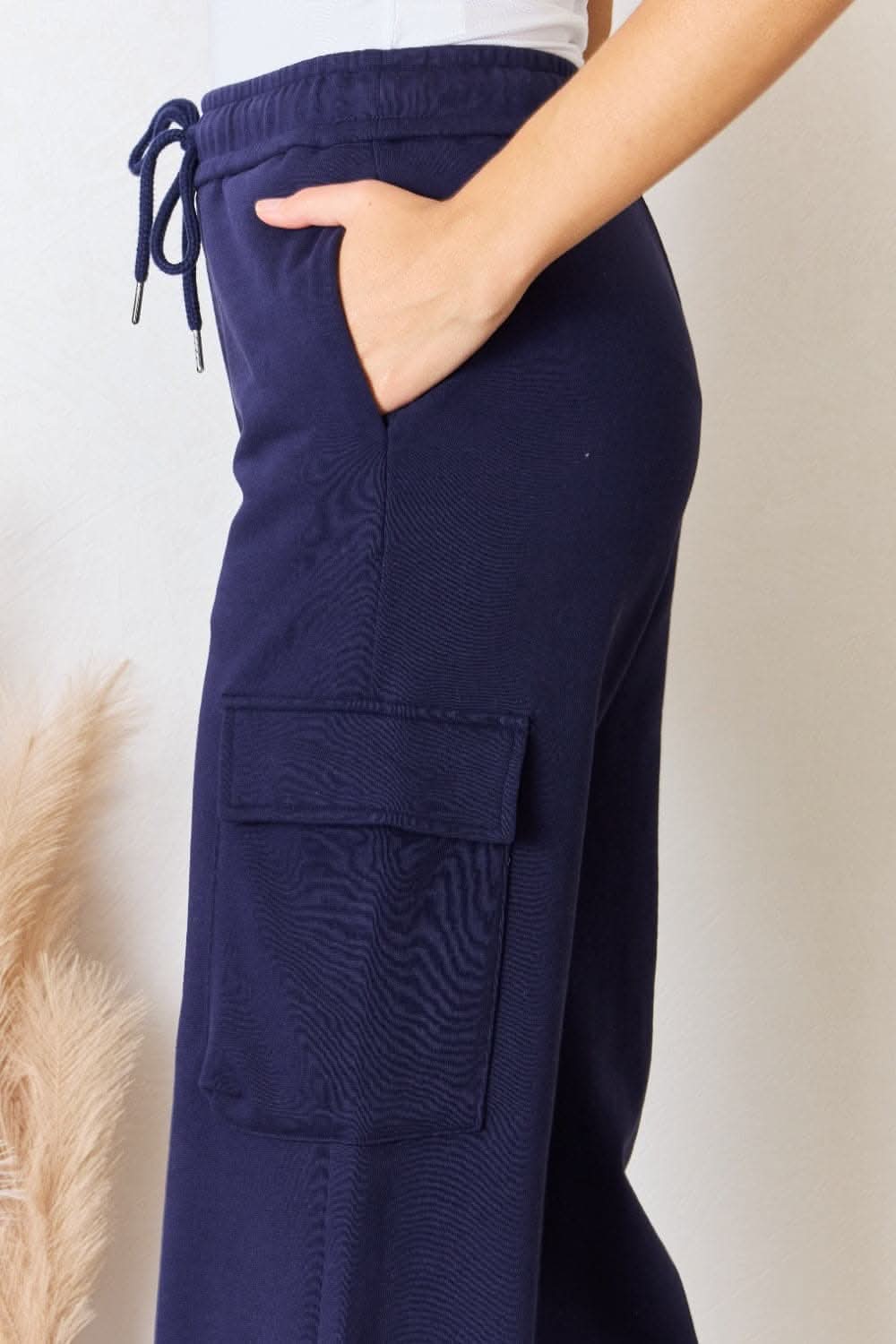 Risen relaxed cargo wide leg pants - Love Salve